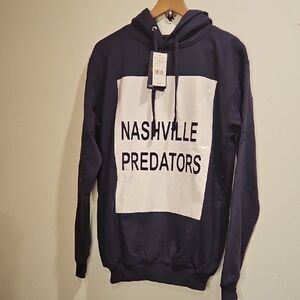 NWT Fanatics NHL Nashville Predators Navy Hoodie Sz. MT